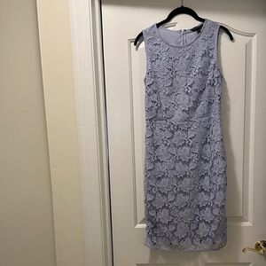 Banana Republic Lace Midi Dress - Lilac
